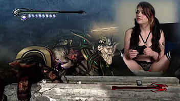 Lovense connected gaming sexy bimbo plays bayonetta episode 3