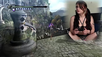 Lovense connected gaming sexy bimbo plays bayonetta episode 3