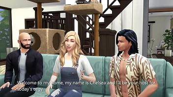 Show host joins a wild swingers orgy sims 4 3d hentai
