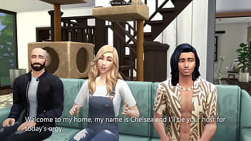 Show host joins a wild swingers orgy sims 4 3d hentai