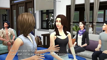 Show host joins a wild swingers orgy sims 4 3d hentai