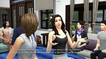 Show host joins a wild swingers orgy sims 4 3d hentai