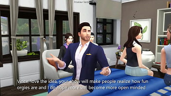 Show host joins a wild swingers orgy sims 4 3d hentai