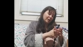 Unboxing anal toys and wet look clothes~