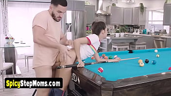 Beautiful freya von doom gets fucked roughly while playing pool