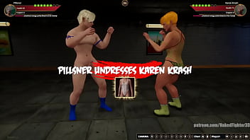 Pillsner vs karen nf3d mixed kinky combat maledom