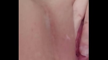 Messy pussy orgasm horny girl kitt