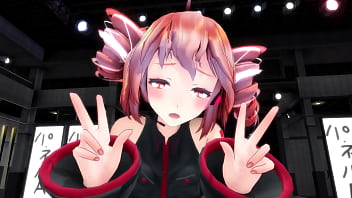 Red hair girl with no panties riding mmd by bobbeeps