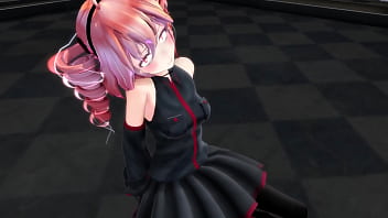 Red hair girl with no panties riding mmd by bobbeeps