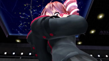 Red hair girl with no panties riding mmd by bobbeeps