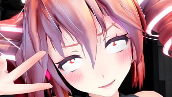 Red hair girl with no panties riding mmd by bobbeeps