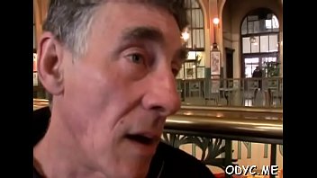 Old dude fucks young slut