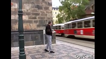 Old dude fucks young slut