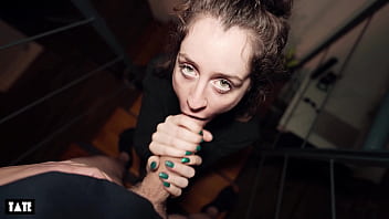 Next door girl swallows every drop