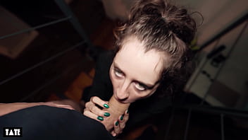 Next door girl swallows every drop