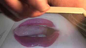 Jerking on young babe