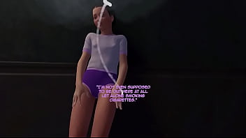 Naughty brat 2 paddled for smoking preview