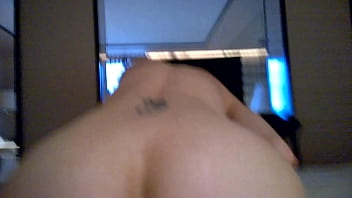 Girl with amazing ass fingering her amazing pussy