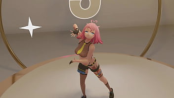 Vtuber strips & dances to kpop mmd