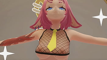 Vtuber strips & dances to kpop mmd