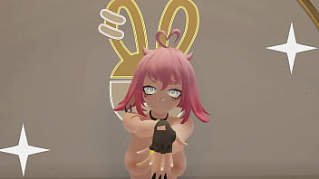 Vtuber strips & dances to kpop mmd