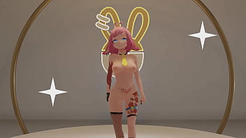 Vtuber strips & dances to kpop mmd