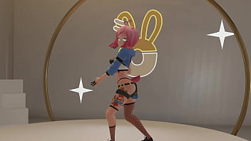 Vtuber strips & dances to kpop mmd