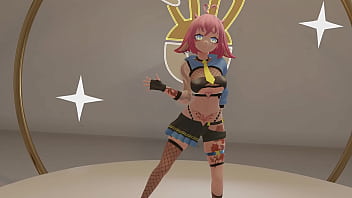 Vtuber strips & dances to kpop mmd