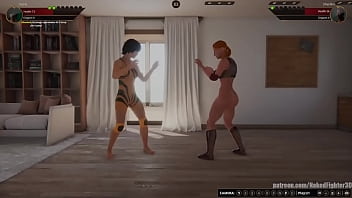 Horie vs sherlinn nf3d lesbian combat competition