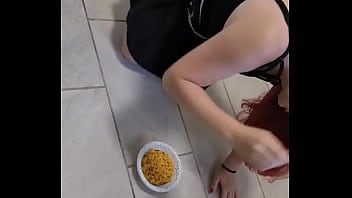 I got in trouble and was forced to eat my mac and cheese off the floor