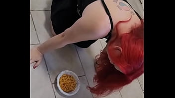 I got in trouble and was forced to eat my mac and cheese off the floor