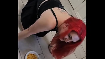 I got in trouble and was forced to eat my mac and cheese off the floor