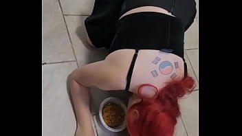 I got in trouble and was forced to eat my mac and cheese off the floor