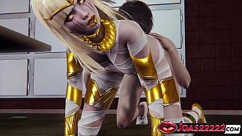 Sexy mummy girl cosplay hentai – halloween 3d animation with kissing fingering teasing rimjob stimulation dildo intense fuck & wet orgasm in honey select 2