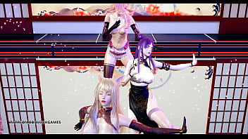 Mmd gokurakujodo strip dance