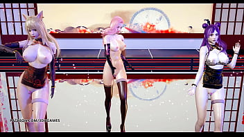 Mmd gokurakujodo strip dance Mmd gokurakujodo strip dance