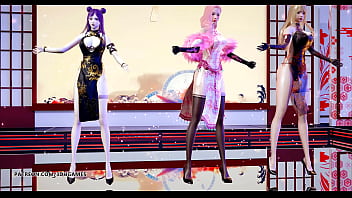 Mmd gokurakujodo strip dance Mmd gokurakujodo strip dance