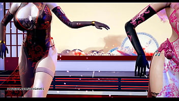 Mmd gokurakujodo strip dance Mmd gokurakujodo strip dance