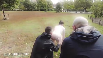 Backstage of lucy mendez lucymndz14 thought she could do yoga outdoors undisturbed she thought she was safe but our coll