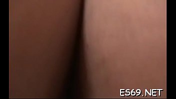 Lusty gf 's pussy filled with meat member