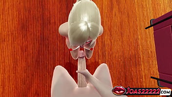 Sexy silvia in glory hole adventure 3d hentai deepthroat action tongue dick teasing facial cum a lot of sperm in honey select 2