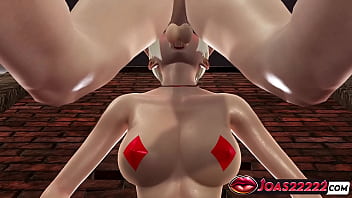Sexy silvia in glory hole adventure 3d hentai deepthroat action tongue dick teasing facial cum a lot of sperm in honey select 2