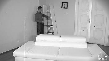 Hipster double penetration subby fucked in the ass by two