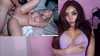 La hermosa modelo se come tres pollas y la llenan de semen