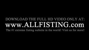 Slutty lesbian blondes fist fucking each others cunts