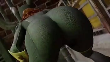 Batgirl moves her big ass harley cameo in the ending of the video Batgirl moves her big ass harley cameo in the ending of the video