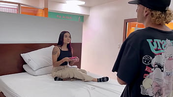 Delivery man takes advantage of the opportunity to fuck the skinny girl with small tits hard when no one is around – allison sweet & nick jowel