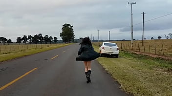 Masturbating on the road