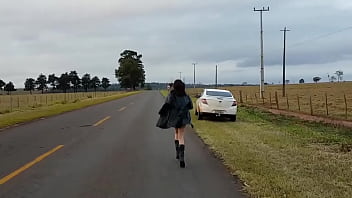 Masturbating on the road