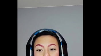 Private video chat with a follower loves to hear me moan